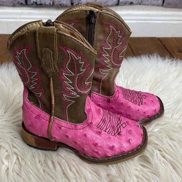 Roper Other - Toddlers Ropers size 6 faux pink ostrich